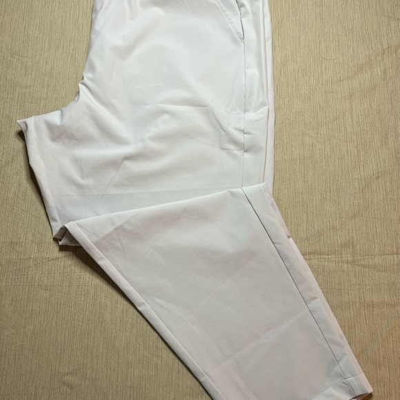all in motion White Casual Pants Lightweight Cotton Blend - Picture 3 of 5